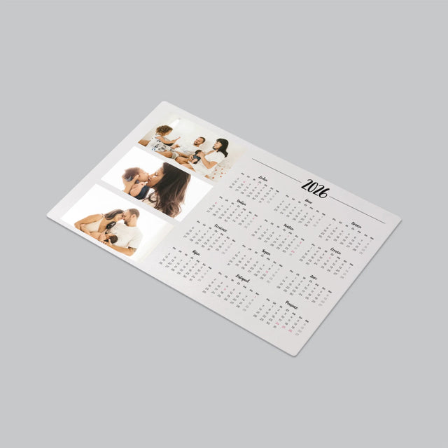 Fotokoláž: Tvůj Kalendář - Podložka Na Psací Stůl