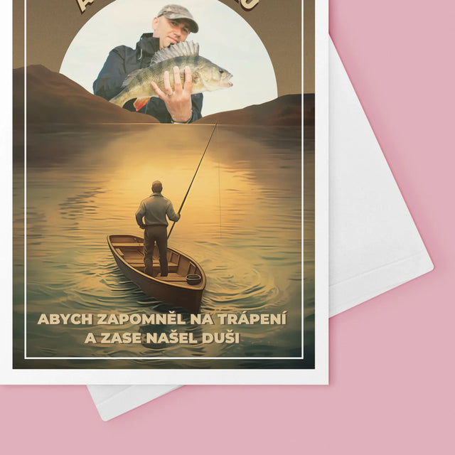 Fotka A Textem: A Jdu K Rybníku - Přání