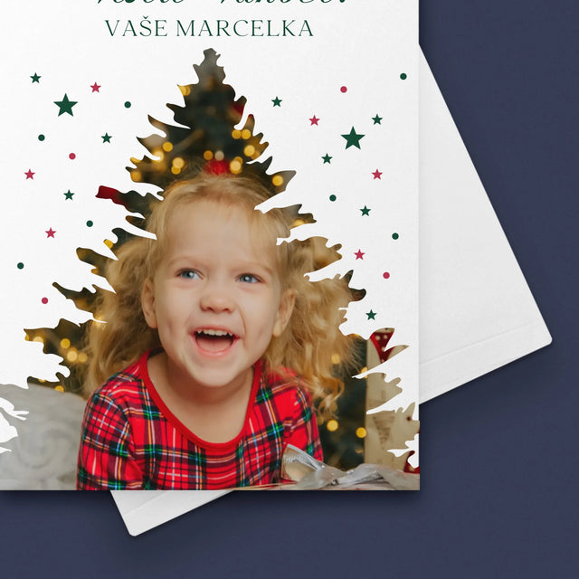 Tvar Z Fotek: Vánoční Stromeček Vánoce - Přání
