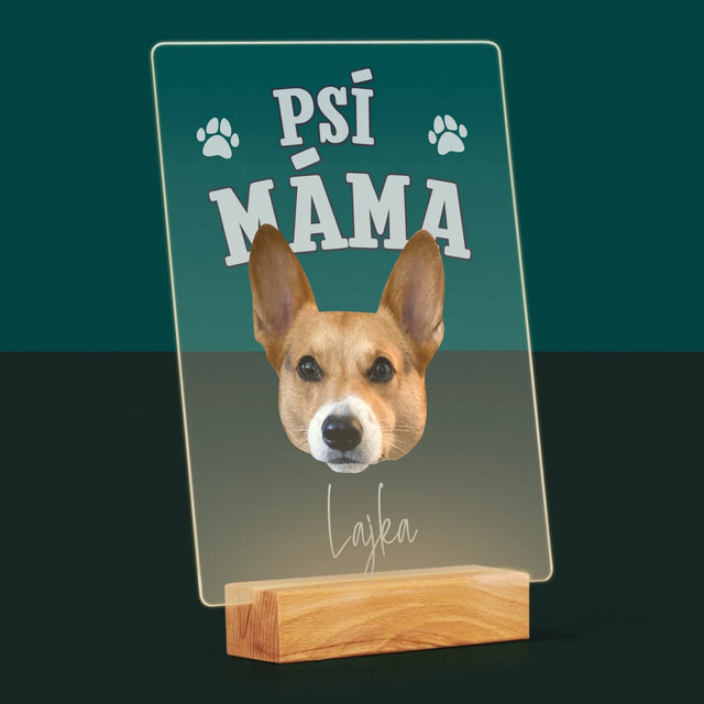Tvoje Postava: Psí Máma - Tisk Na Akrylovém Skle