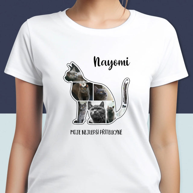 Tvar Z Fotek: Kočka Ten Nejlepší Přítel - Damské Tričko