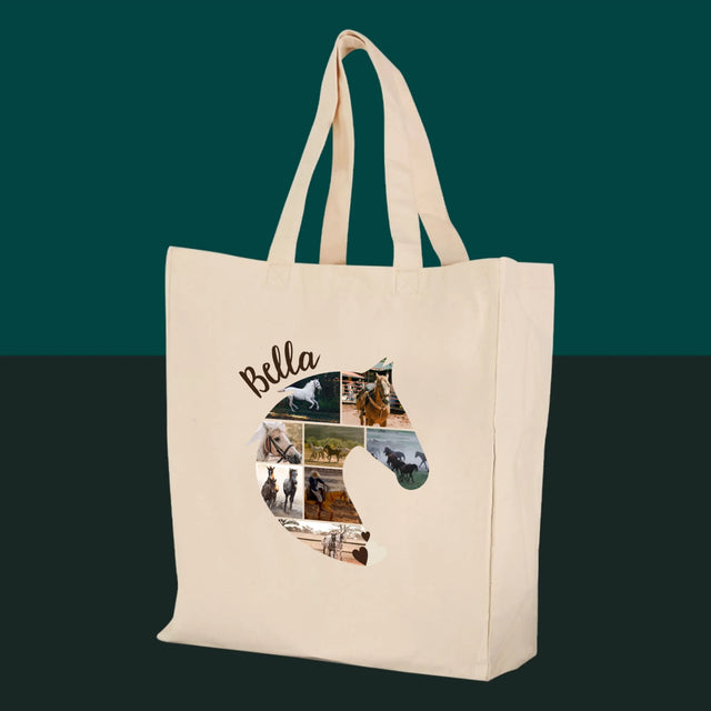 Tvar Z Fotek: Kůň - Plátěná Taška