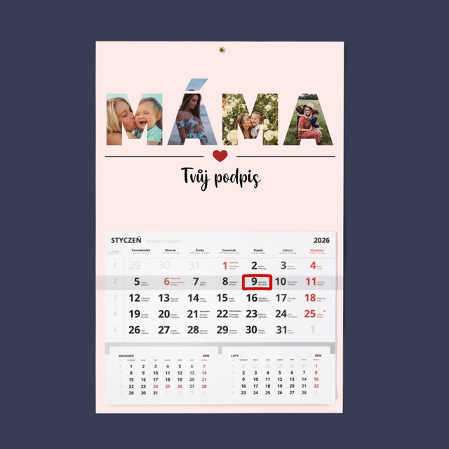 Slovo Z Fotek: Máma Z Tvých Fotek - Fotokalendář