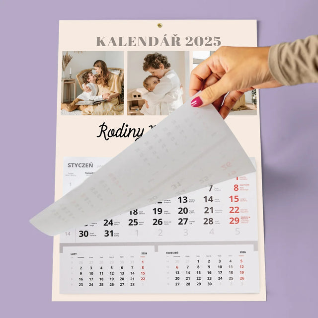 Fotokoláž: Rodinný Snímek - Fotokalendář