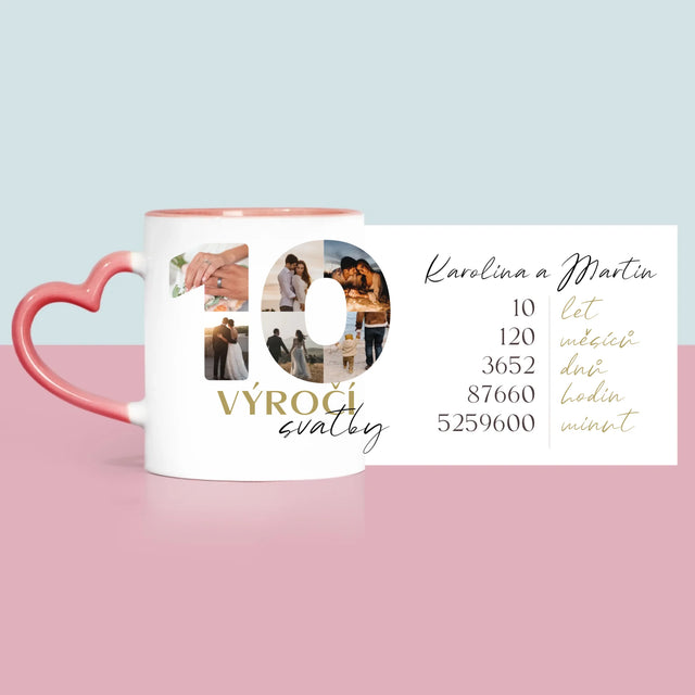 Slovo Z Fotek: 10. Výročí Svatby - Hrnek