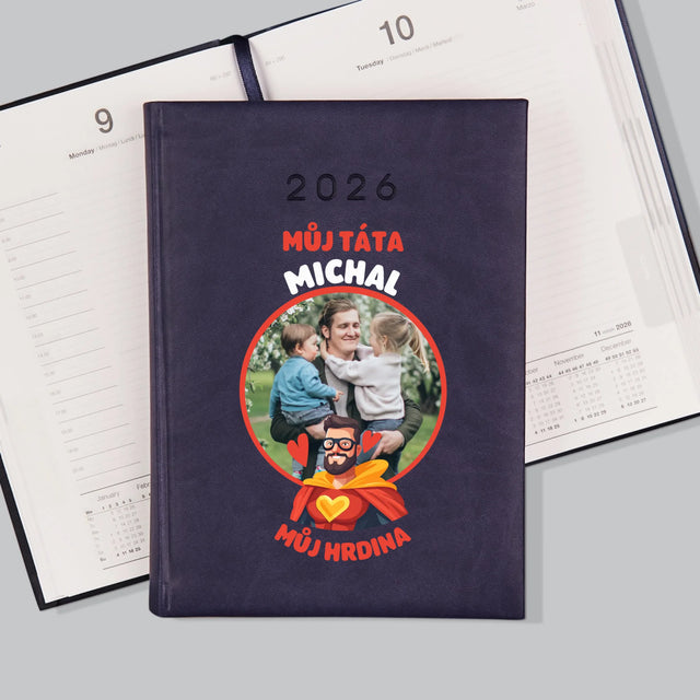 Fotka S Textem: Táta - Můj Hrdina - Diář