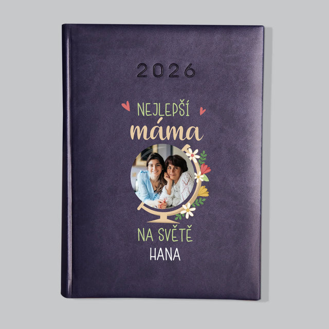 Fotka S Textem: Nejlepší Máma Svět - Diář
