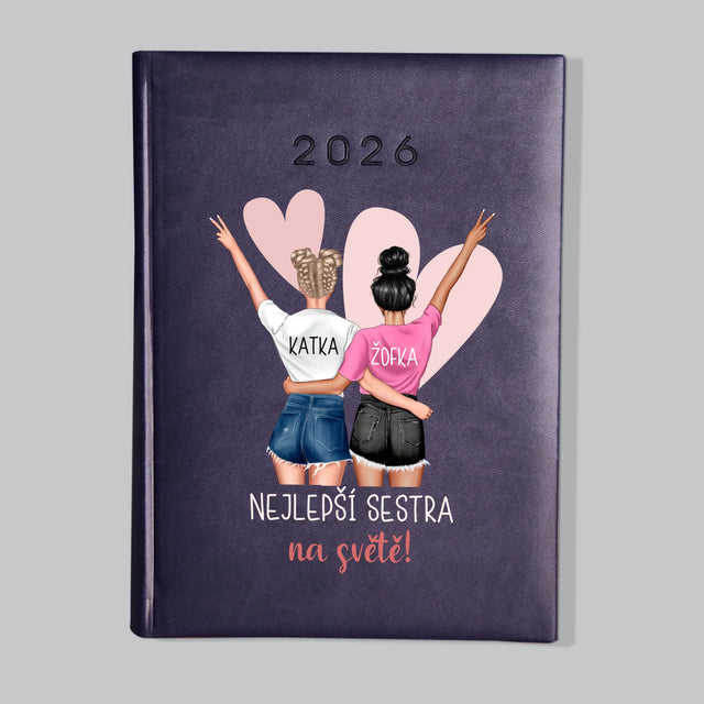 Designér Postav: Nejlepší Sestra Na Světě - Diář
