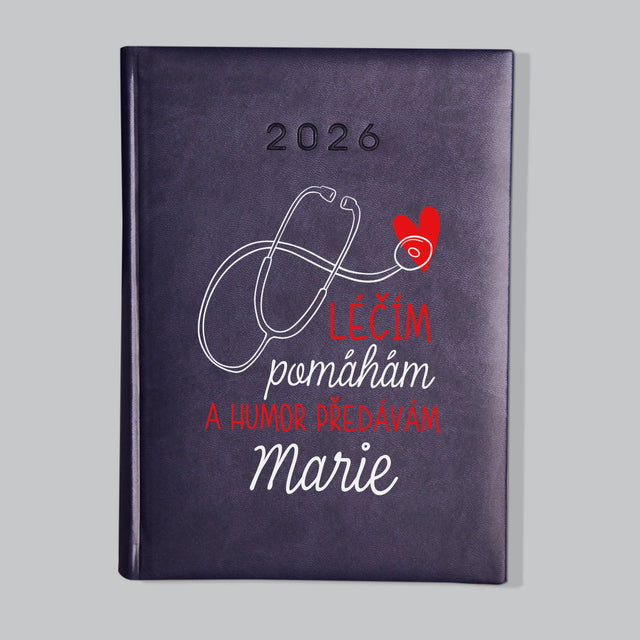 Jméno A Nápis: Léčím Pomáhám - Diář