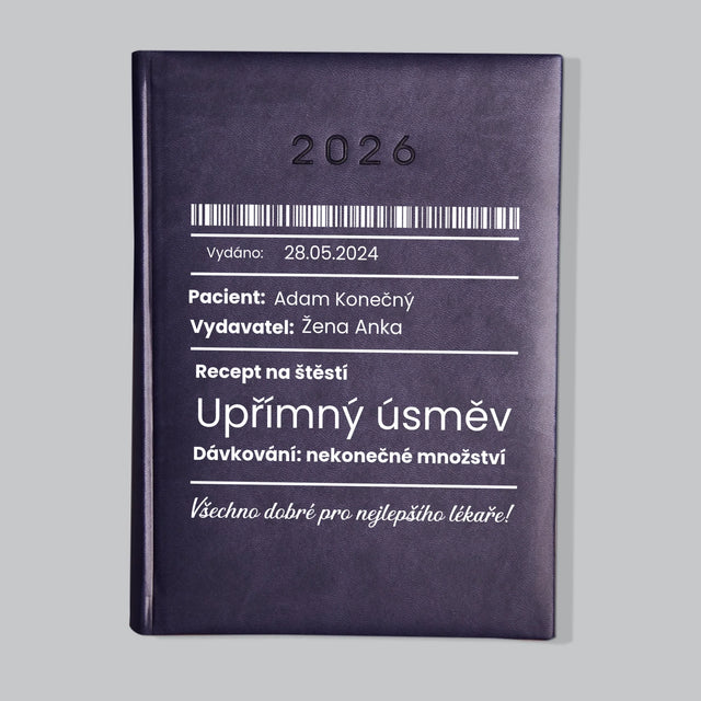 Jméno A Nápis: Recept Na Štěstí - Diář