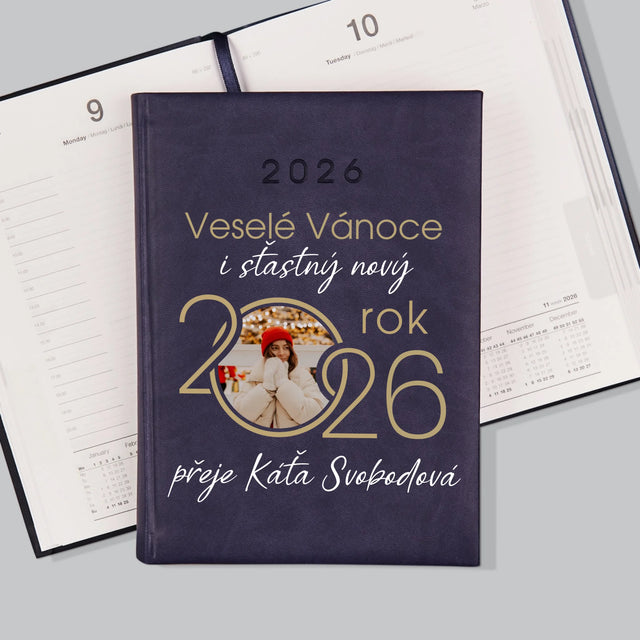 Fotokoláž: Šťastný Nový Rok - Diář