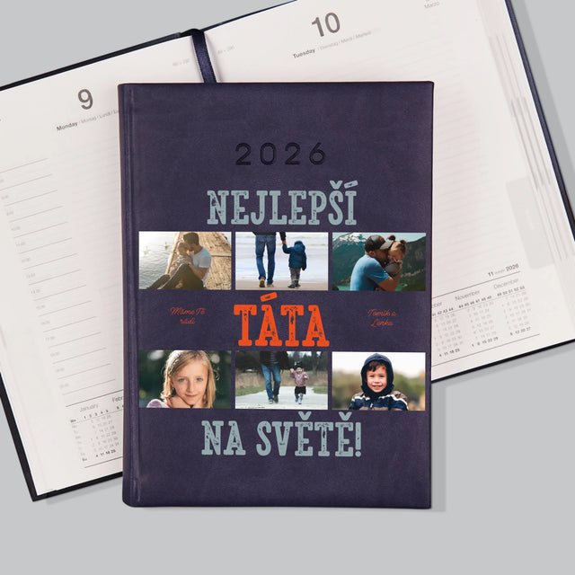 Fotokoláž: Nejlepší Táta Na Světě Snímky - Diář