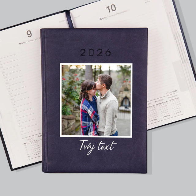 Fotka S Textem: Tvoje Fotka A Nápis - Diář