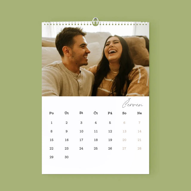 Fotka S Textem: 365 Dní Lásky - Nástěnný Kalendář