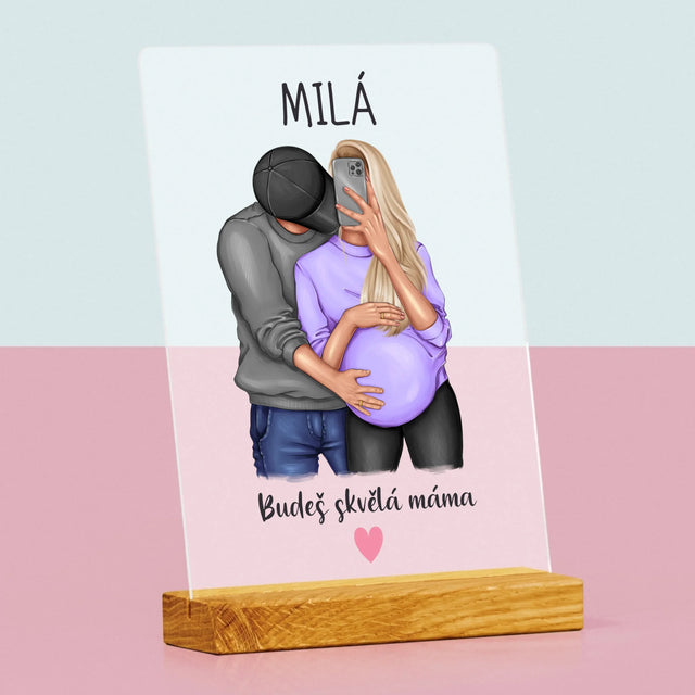 Designér Postav: Budeš Skvělá Máma - Tisk Na Akrylovém Skle