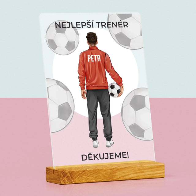 Designér Postav: Nejlepší Trenér - Tisk Na Akrylovém Skle