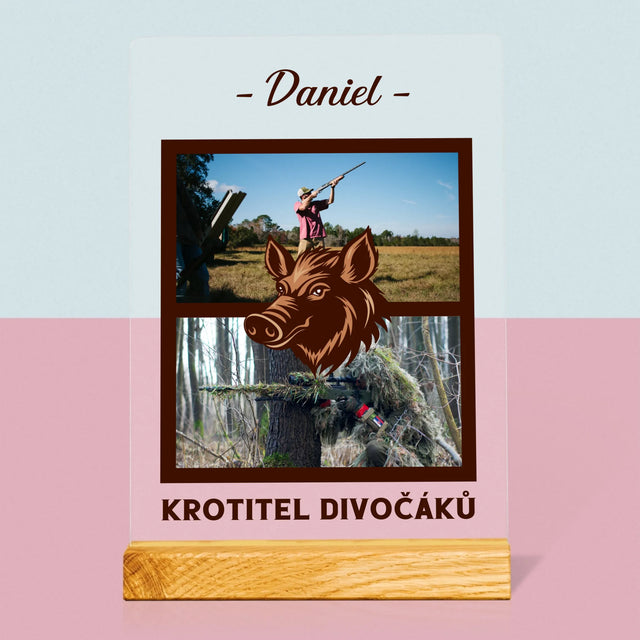 Fotokoláž: Krotitel Divočáků - Tisk Na Akrylovém Skle