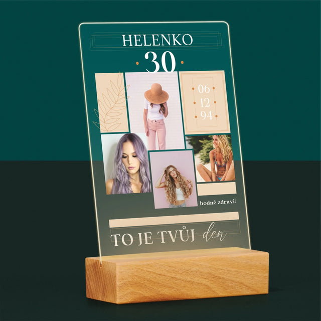 Fotokoláž: To Je Tvůj Den - Tisk Na Akrylovém Skle
