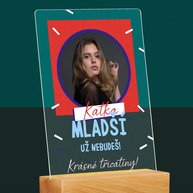 Fotka S Textem: Mladší Nebudeš - Tisk Na Akrylovém Skle