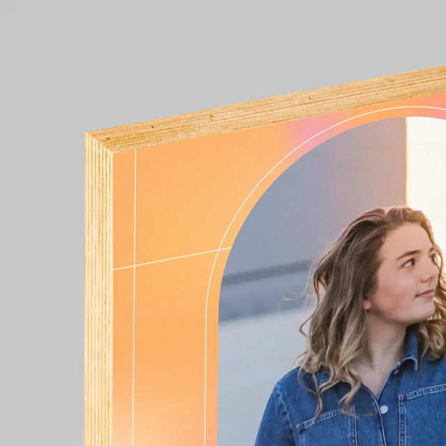 Fotka S Textem: Nechtěj Se Změnit - Tisk Na Dřevo