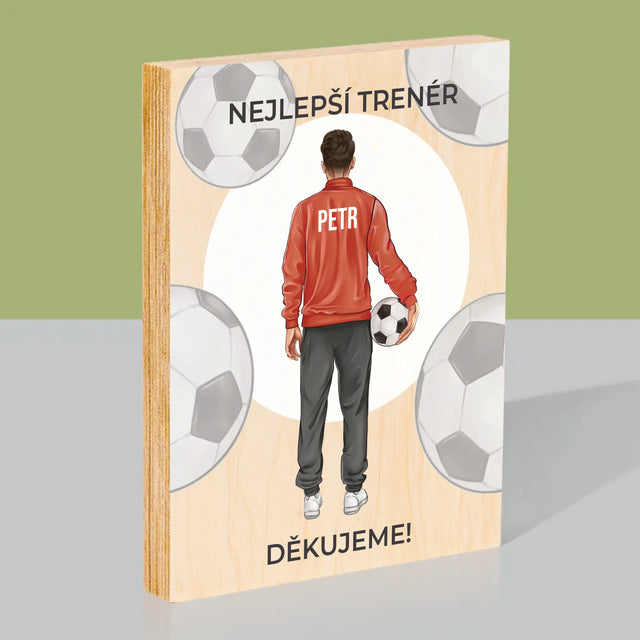 Designér Postav: Nejlepší Trenér - Tisk Na Dřevo