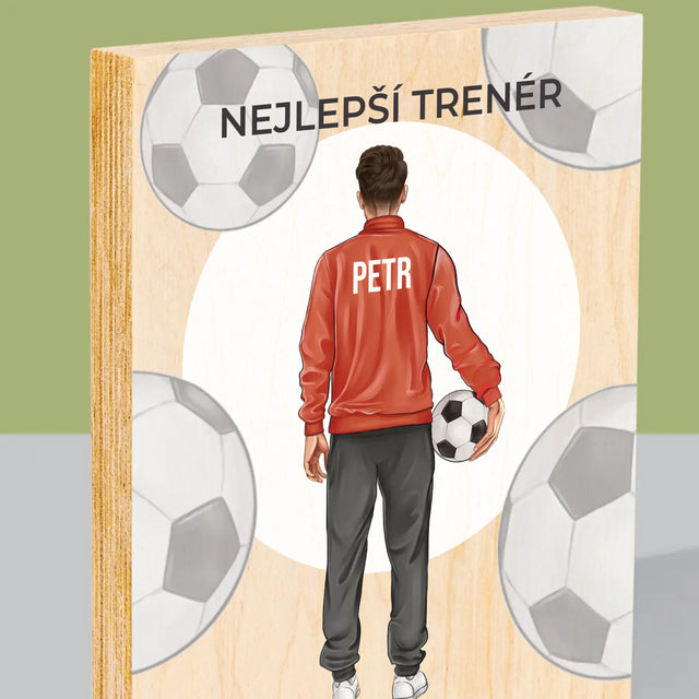 Designér Postav: Nejlepší Trenér - Tisk Na Dřevo