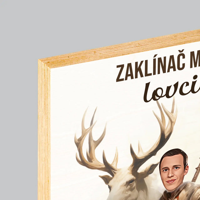 Tvoje Postava: Zaklínač Mezi Lovci - Tisk Na Dřevo