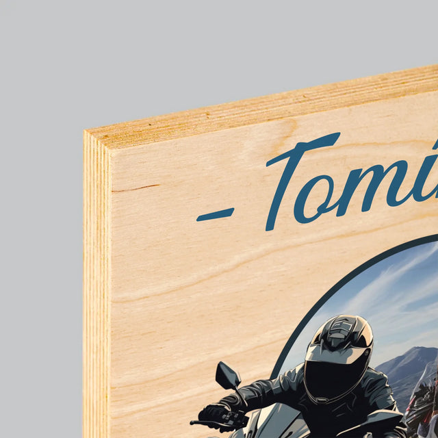 Fotka S Textem: Nejrychlejší Ve Městě - Tisk Na Dřevo