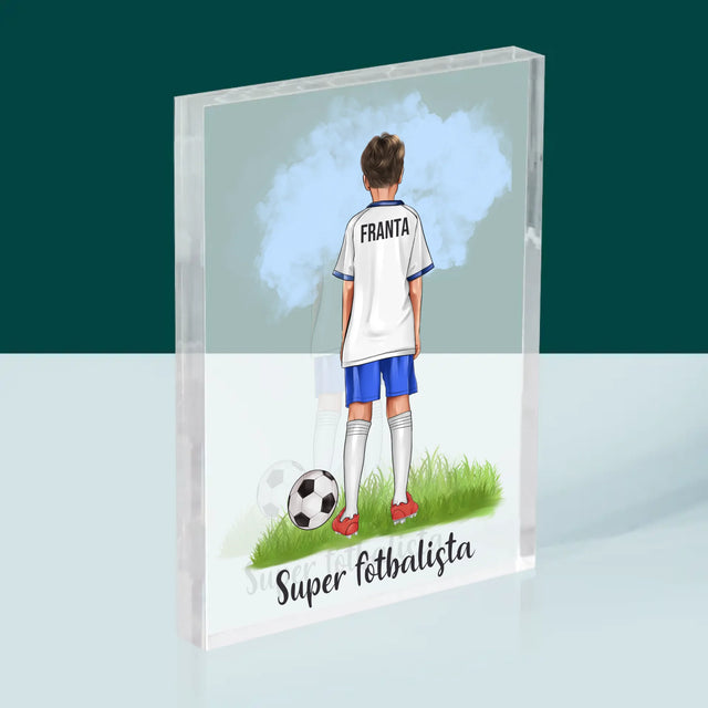Designér Postav: Malý Fotbalista - Akrylový Blok