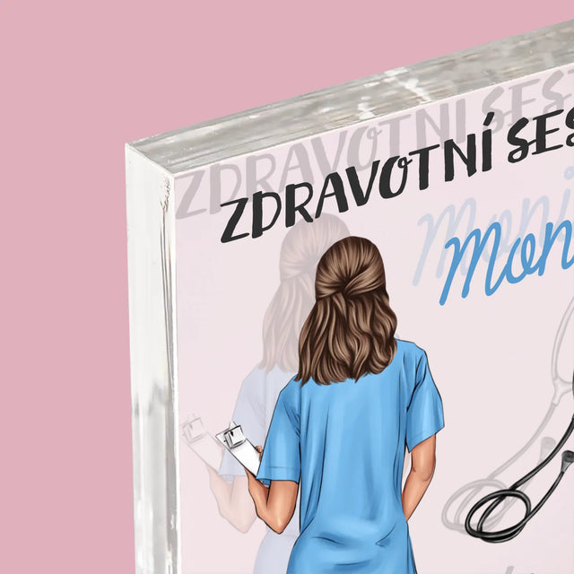 Designér Postav: Vlastnosti Zdravotní Sestry - Akrylový Blok