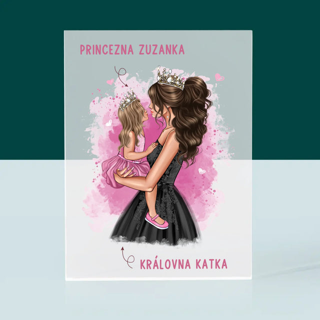 Designér Postav: Maminčina Princezna - Akrylový Blok