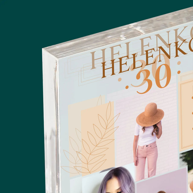 Fotokoláž: To Je Tvůj Den - Akrylový Blok