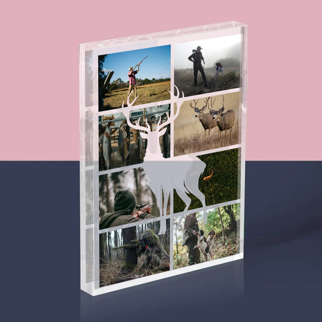 Fotokoláž: Lovec - Akrylový Blok