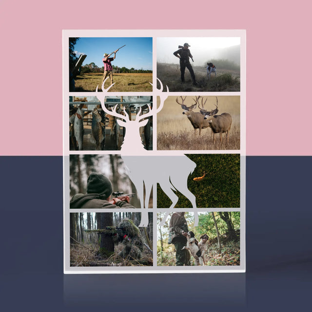 Fotokoláž: Lovec - Akrylový Blok