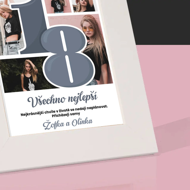 Fotokoláž: 18 Nejkrásnější Chvíle - Fotorámeček