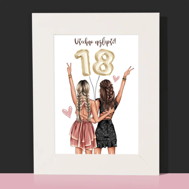 Designér Postav: Přítelkyně Osmnáctiny - Fotorámeček