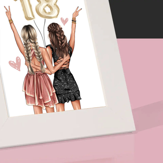 Designér Postav: Přítelkyně Osmnáctiny - Fotorámeček