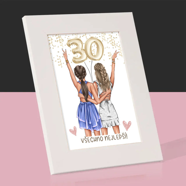 Designér Postav: Kamarádky Třicátiny - Fotorámeček