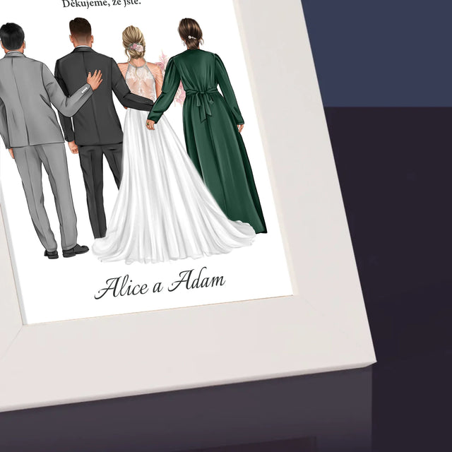 Designér Postav: Milí Rodiče Děkujeme - Fotorámeček