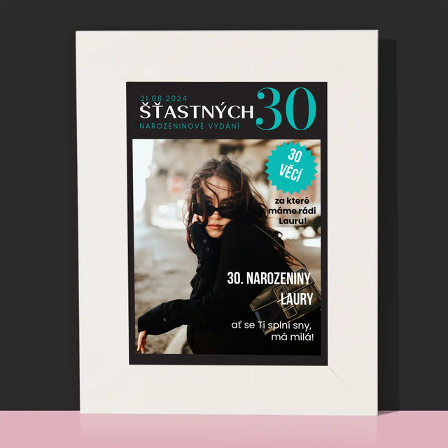 Obálka Časopisu: Šťastných 30 - Fotorámeček
