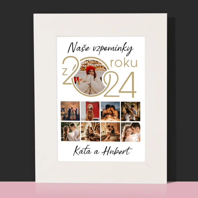 Fotokoláž: Naše Vzpomínky Z Roku - Fotorámeček