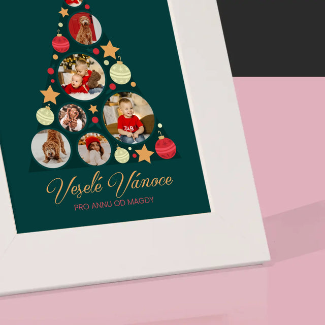 Fotokoláž: Ozdoby Na Stromeček - Fotorámeček