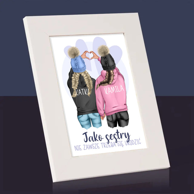 Designér Postav: Zimní Kamarádky - Fotorámeček