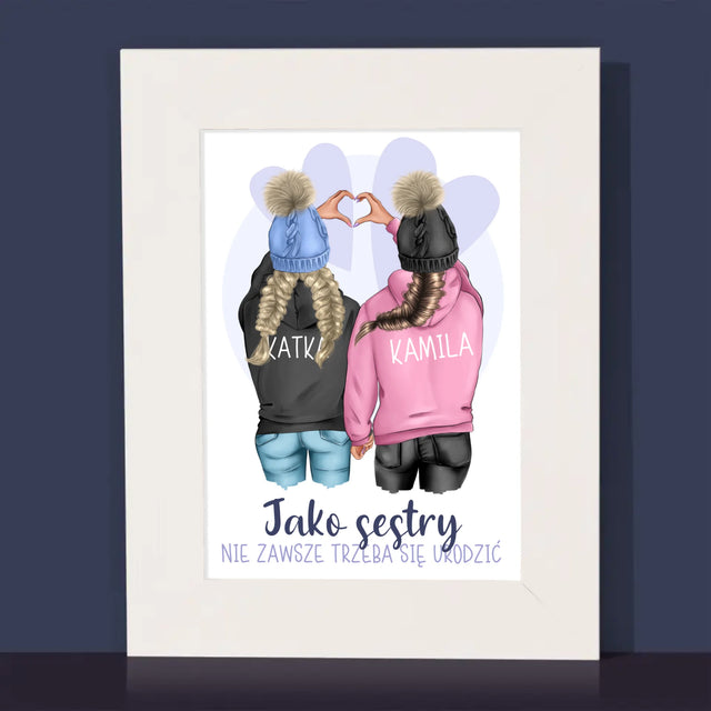 Designér Postav: Zimní Kamarádky - Fotorámeček