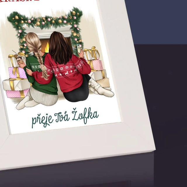 Designér Postav: Vánoční Kamarádky - Fotorámeček