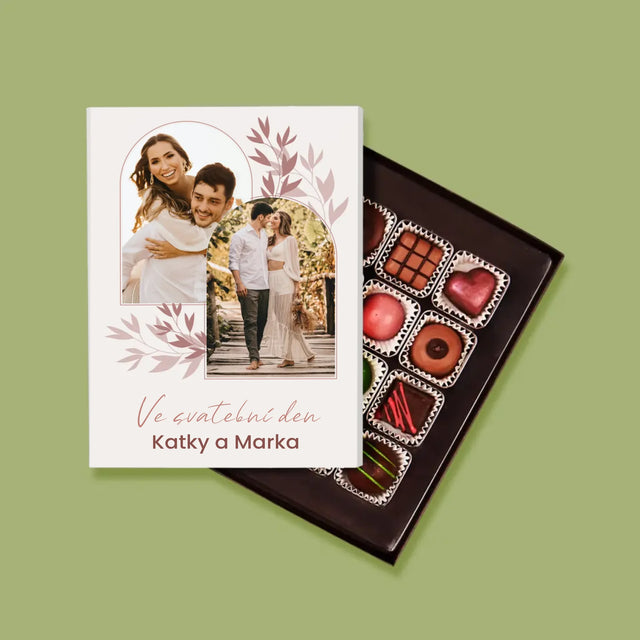 Fotokoláž: Svatební Den - Pralinky