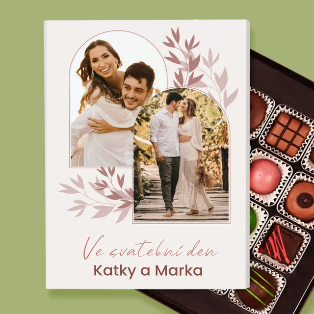 Fotokoláž: Svatební Den - Pralinky