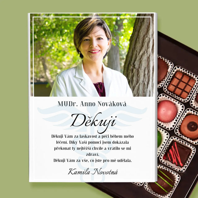 Fotka S Textem: Doktore, Děkuji - Pralinky