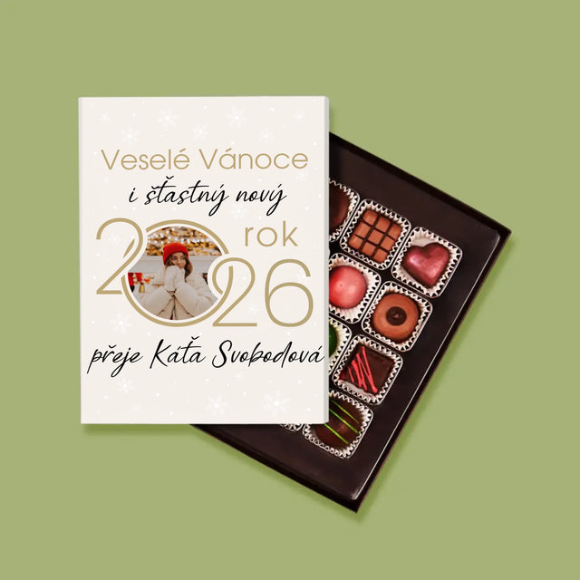 Fotokoláž: Šťastný Nový Rok - Pralinky