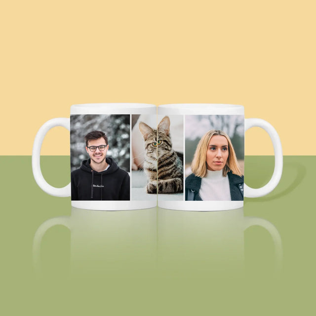 Fotokoláž: 3 Fotky - Hrnek